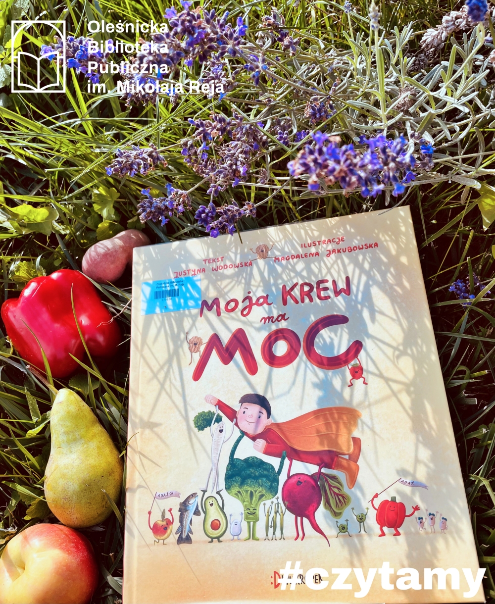 Okładka książki "Moja krew ma moc"