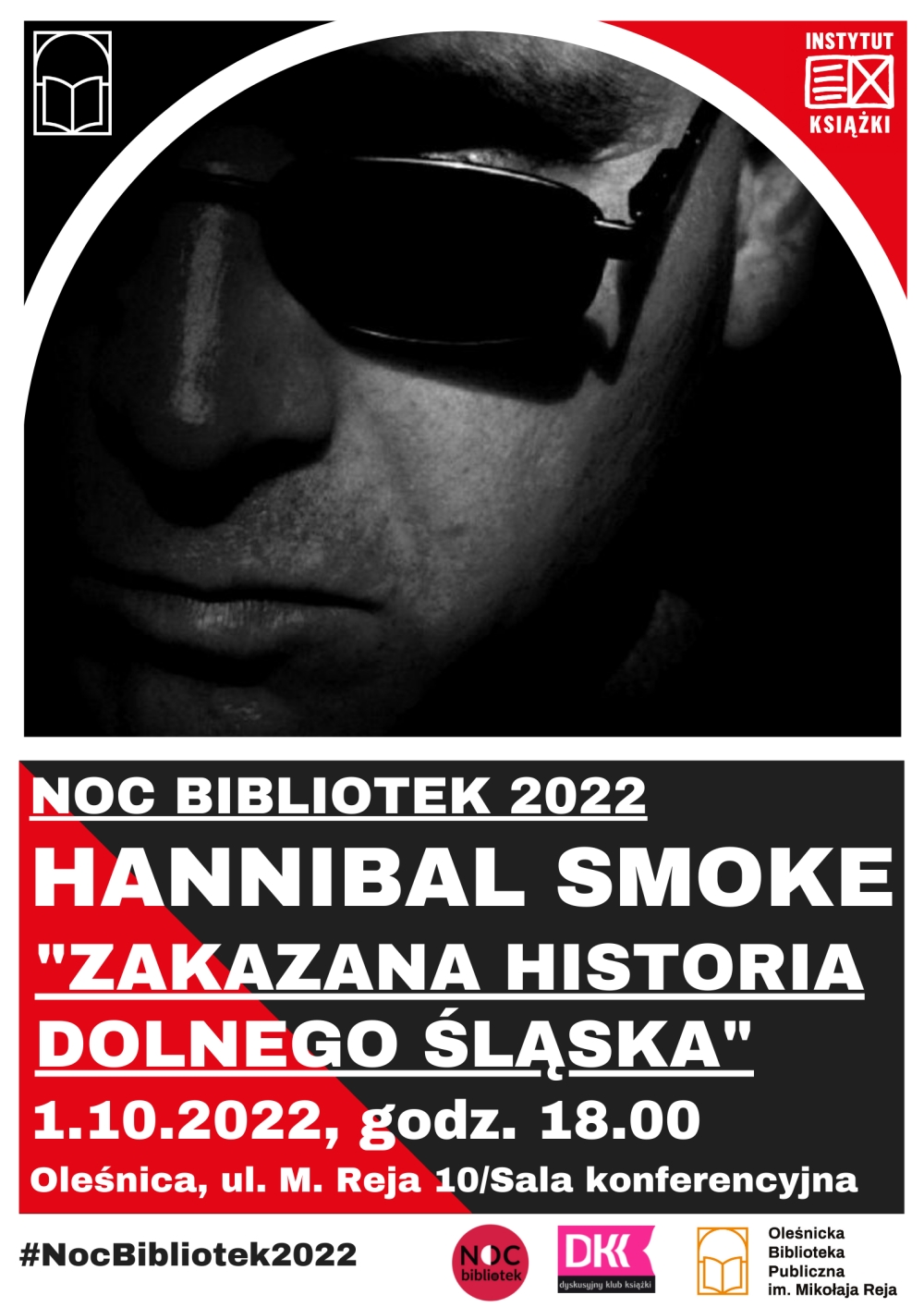 Plakat promujący spotkanie z Hannibalem Smoke