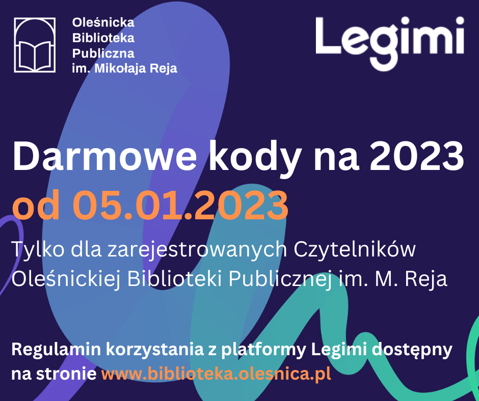 Komunikat o Legimi w 2023 roku