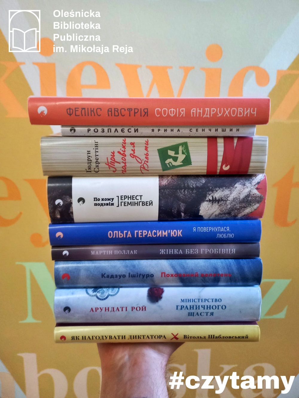 Książki w języku ukraińskim dostępne w bibliotece!