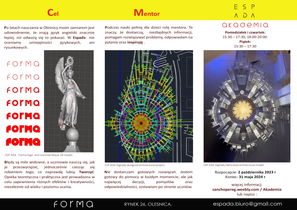 Ulotka ESPANDA Akademia