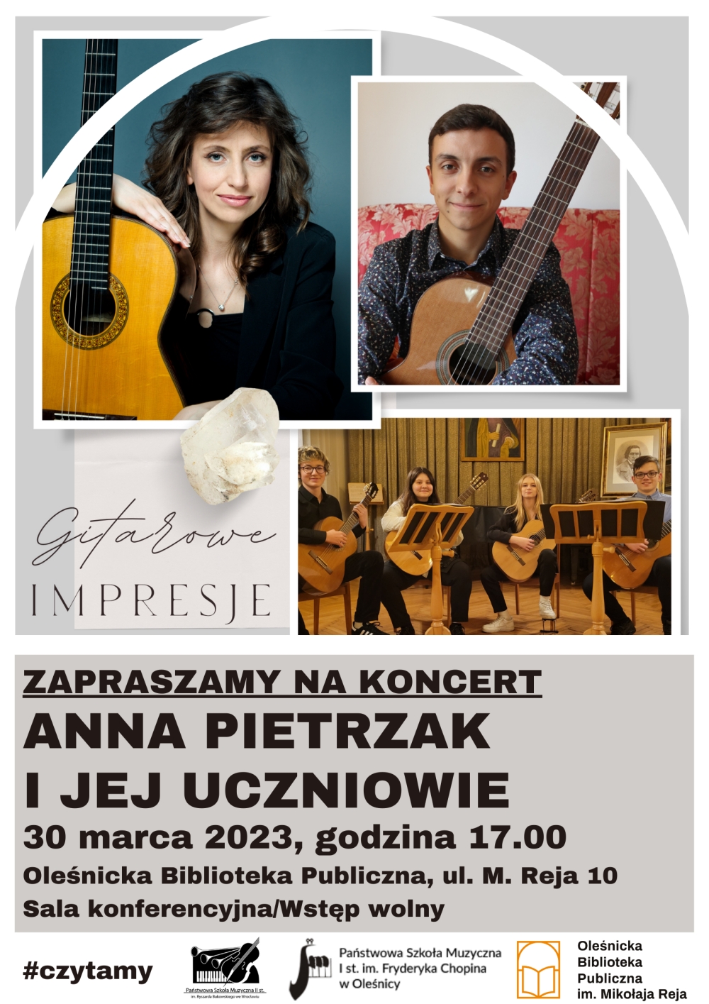 Plakat promujący koncert 