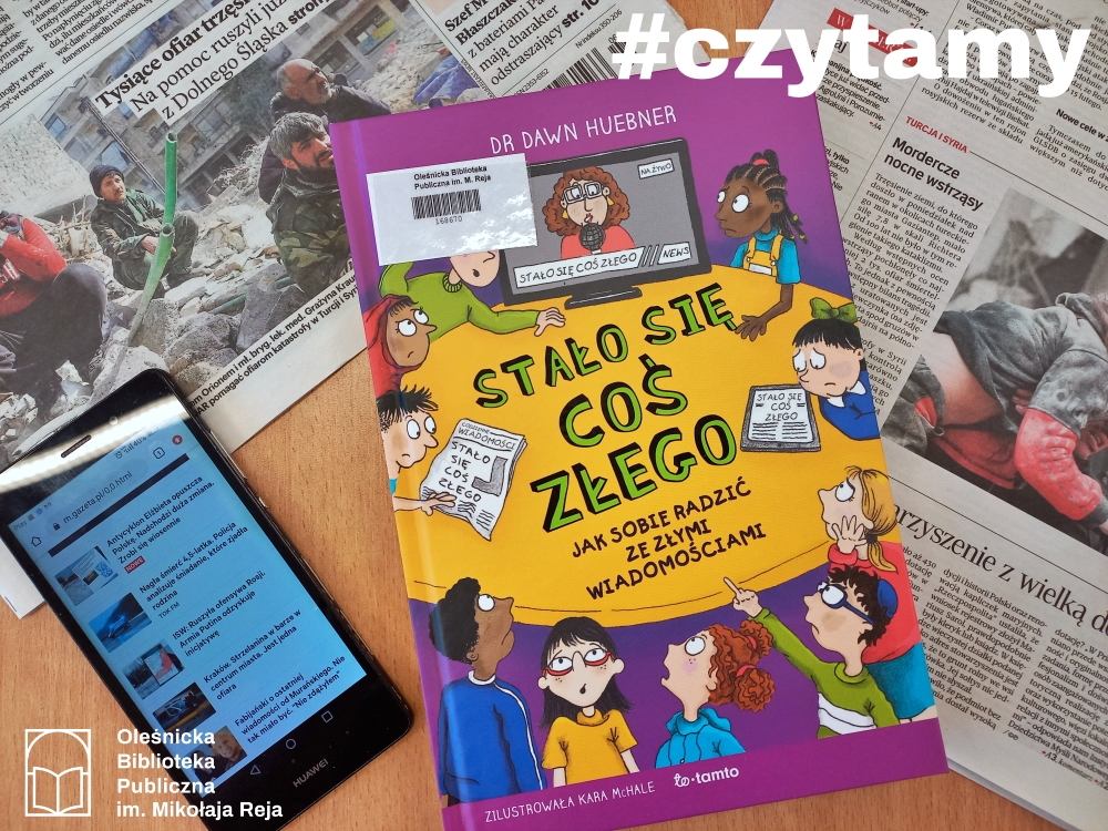 Okładka książki "Stało się coś złego. Jak radzić sobie ze złymi wiadomościami”