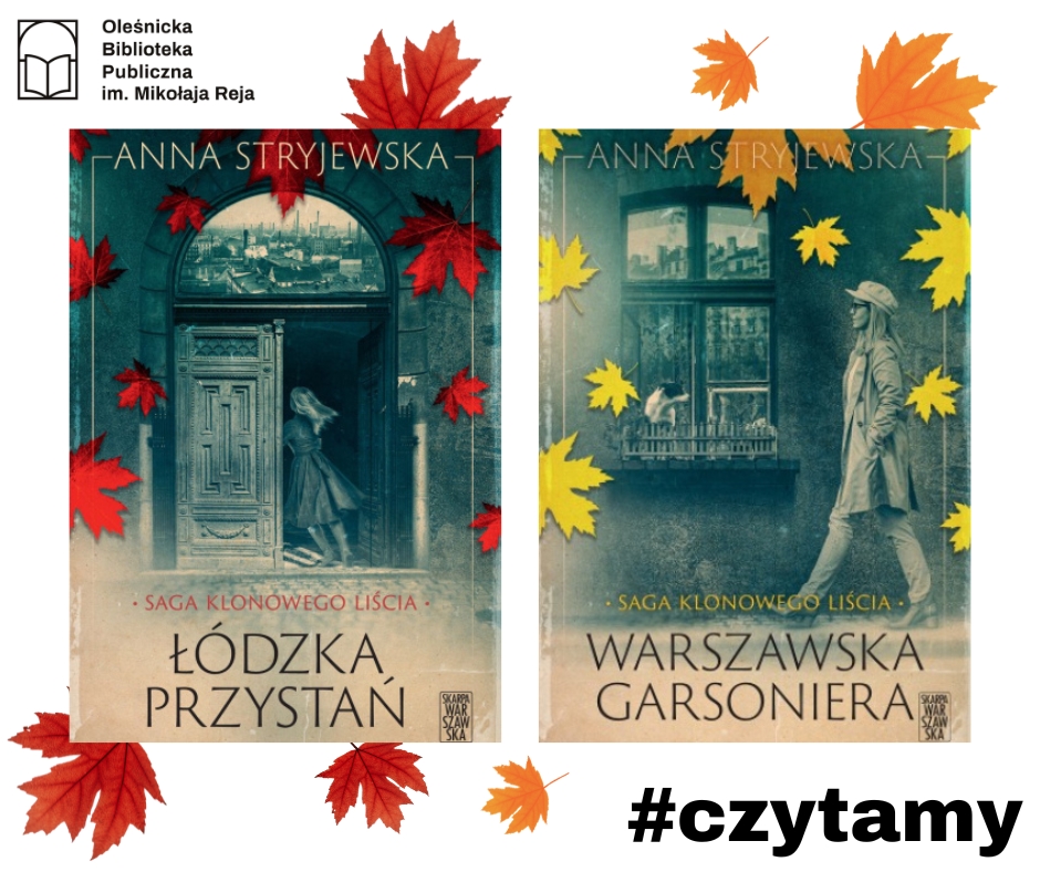 Okładki książek z sagi klonowego liścia