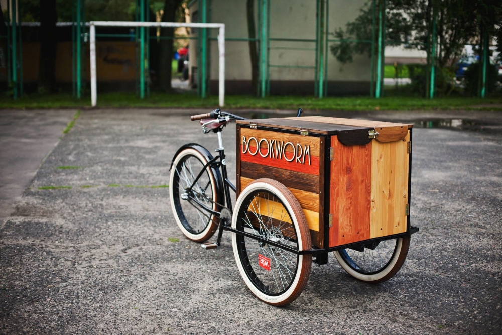 Rower biblioteczny BOOKWORM. Fot. Sebastian Paszkiewicz