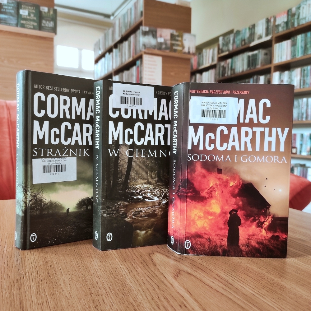 Powieści McCarthy’ego dostępne w oleśnickiej bibliotece Powieści McCarthy’ego dostępne w oleśnickiej bibliotece