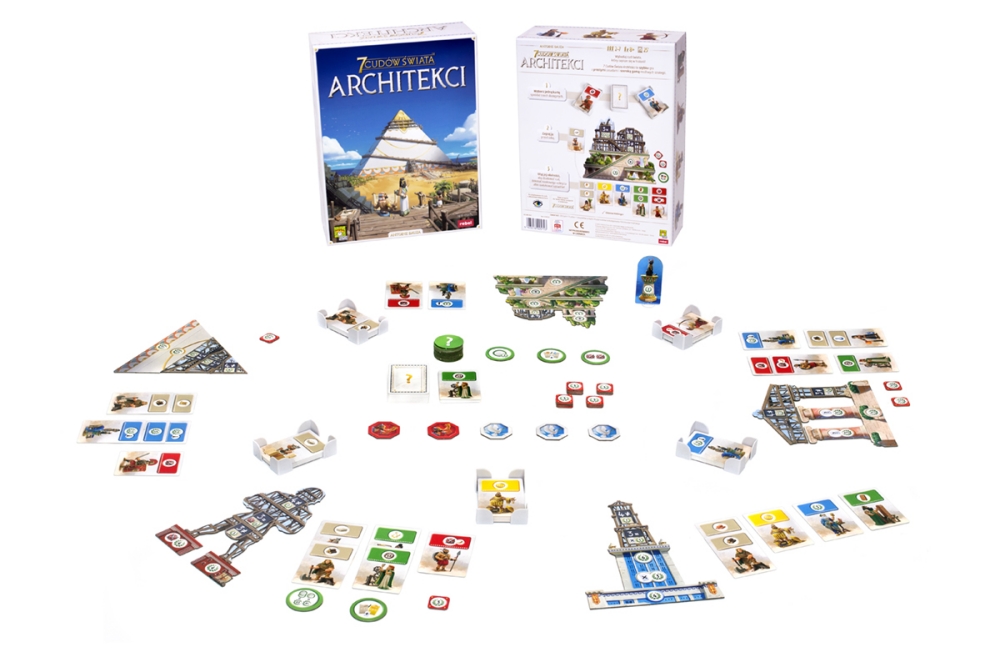 Gra rodzinna "7 Cudów Świata Architekci" Gra rodzinna "7 Cudów Świata Architekci"