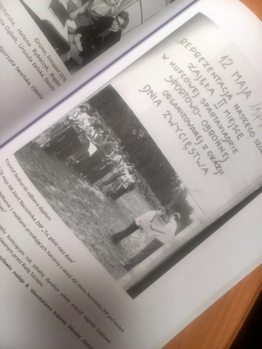 Archiwalne fotografie zawarte w książce autorstwa Biryna Głombskiego