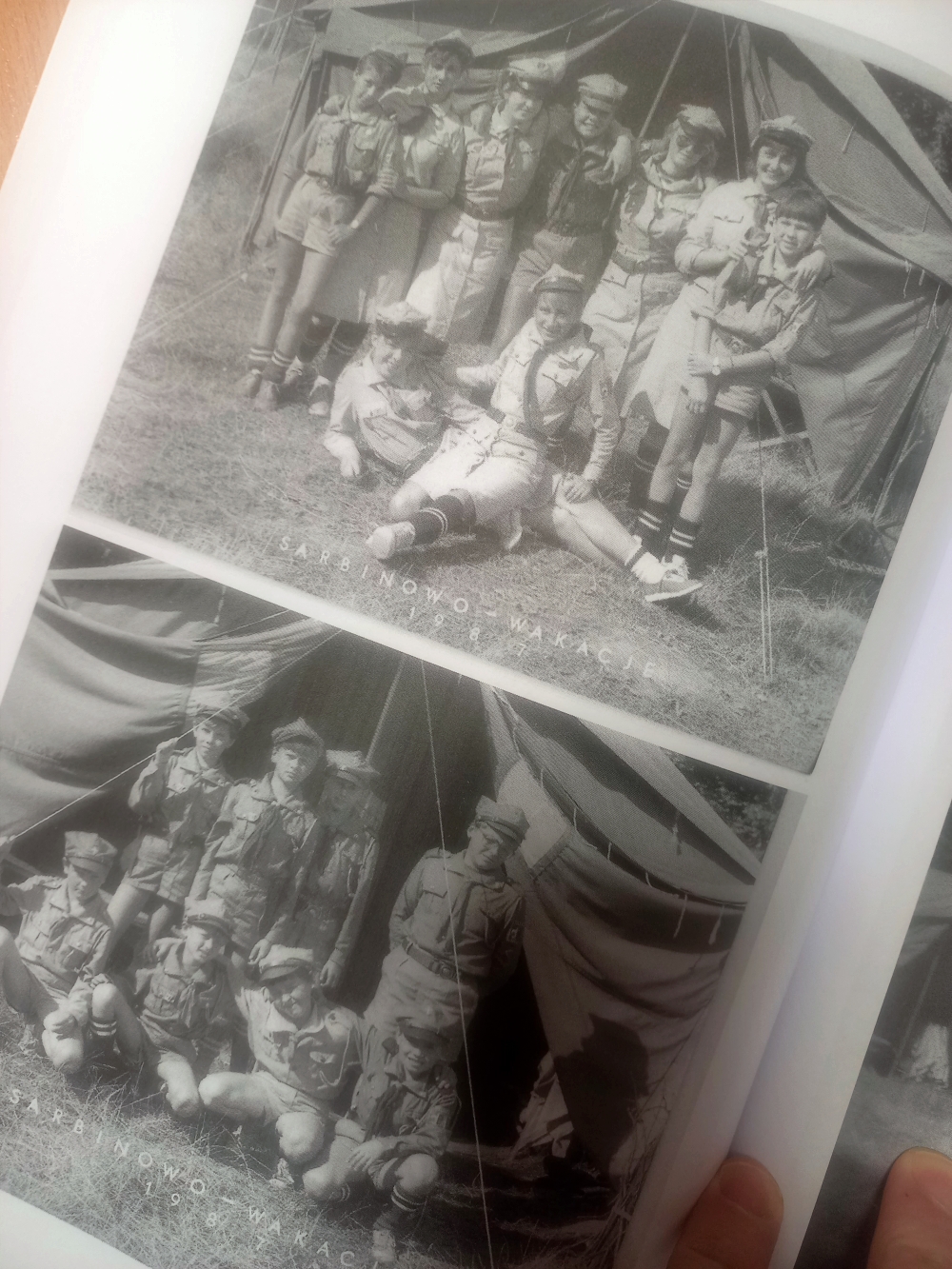 Archiwalne fotografie zawarte w książce autorstwa Biryna Głombskiego