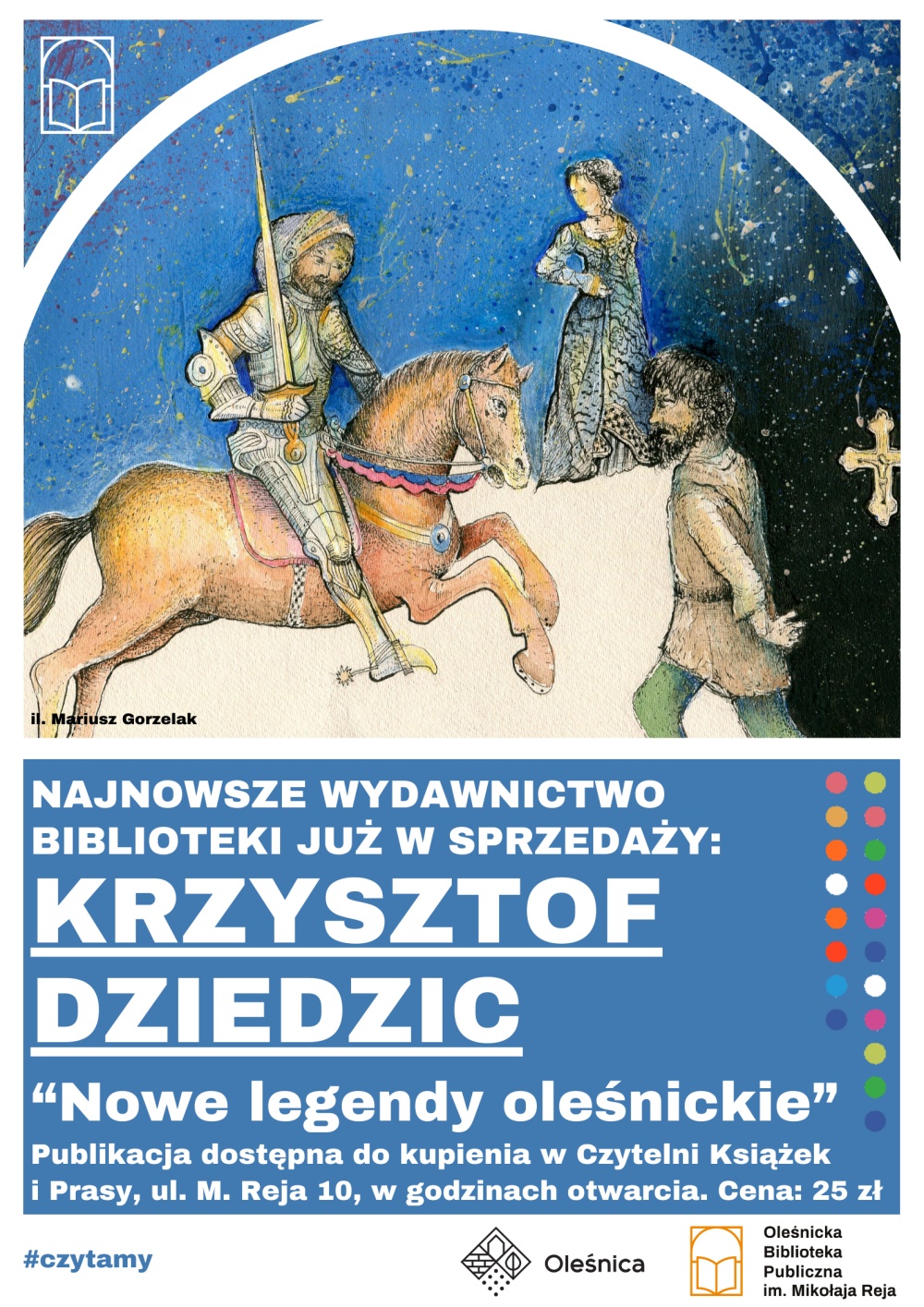 Plakat promujący książkę 
