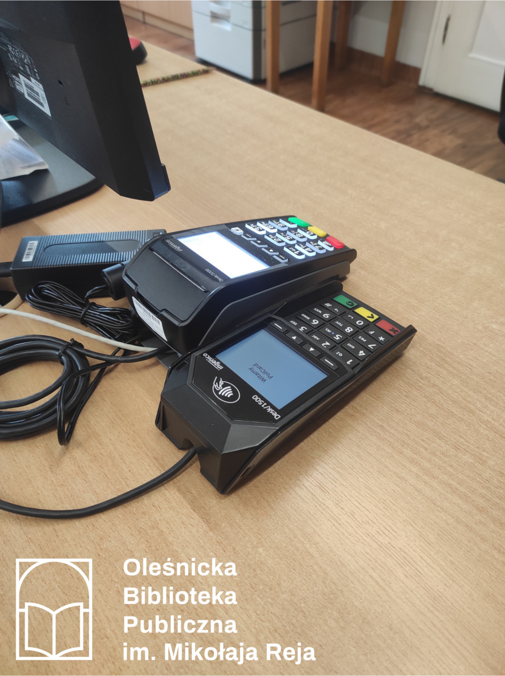 Terminal płatniczy w Czytelni