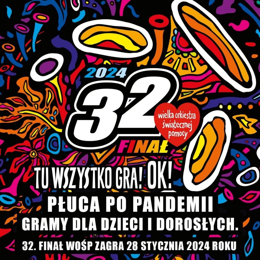 Plakat 32. finału WOŚP Plakat 32. finału WOŚP