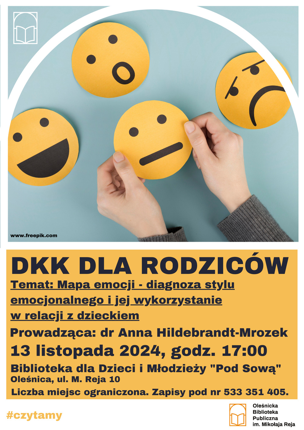 Plakat promujący spotkanie DKK dla Rodziców Plakat promujący spotkanie DKK dla Rodziców
