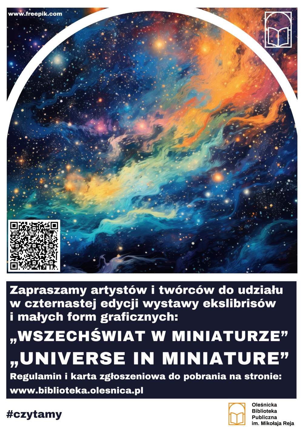 Plakat zachęcający do wzięcia udziału w wystawie Plakat zachęcający do wzięcia udziału w wystawie