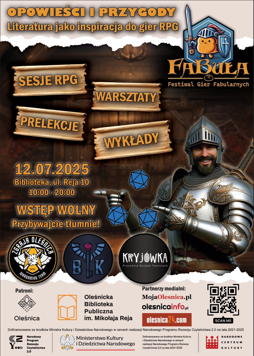 Plakat promujący Festiwal organizowany przez Zgraję Oleśnica