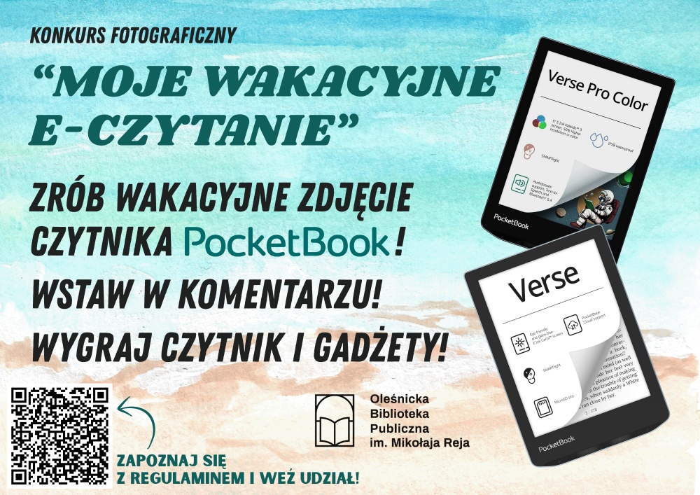 Plakat promujący konkurs fotograficzny