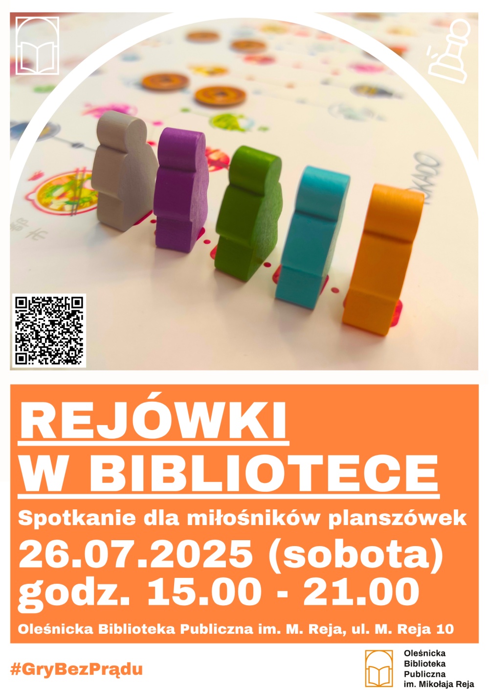 Plakat promujący Rejówki w lipcu