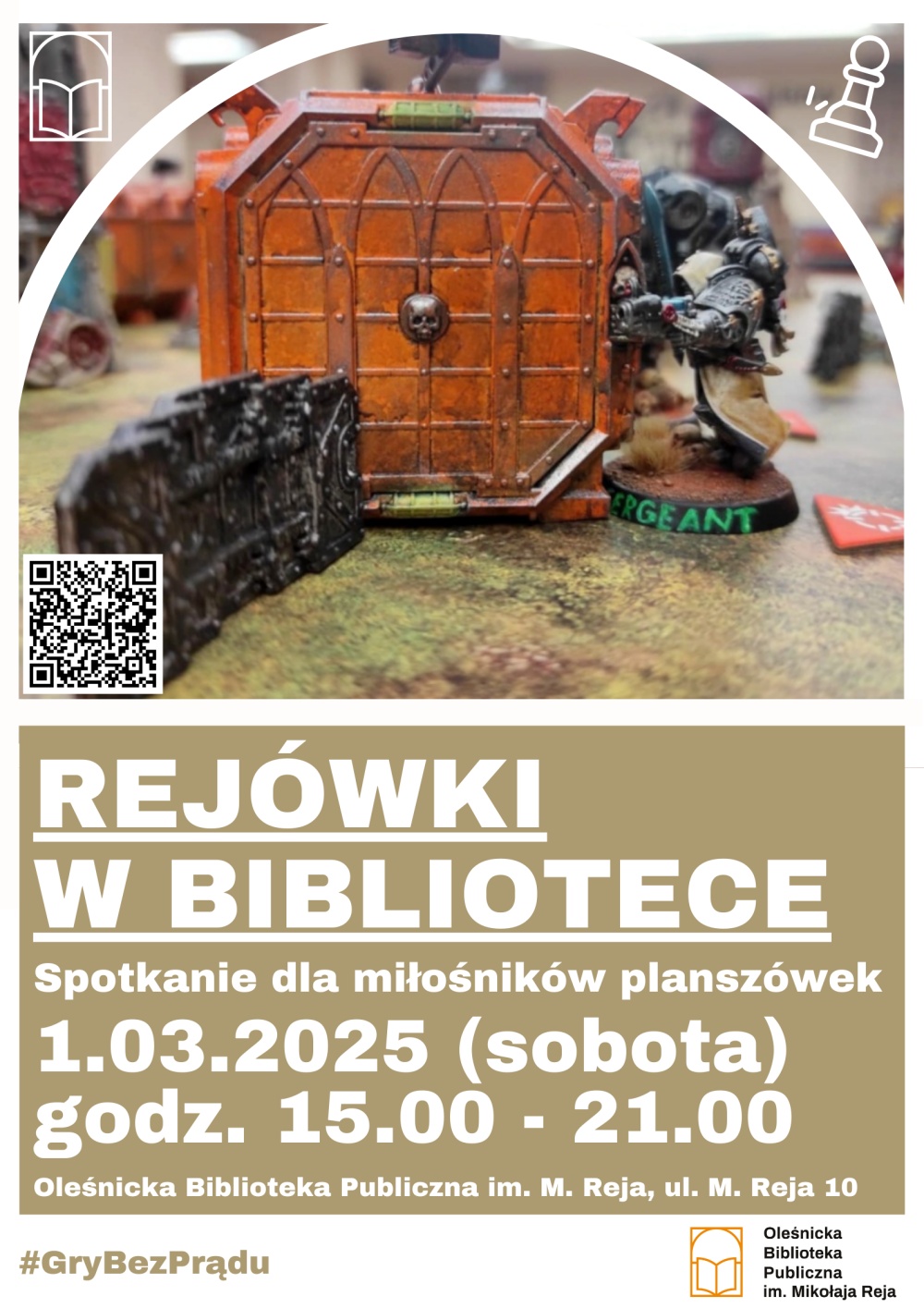 Plakat promujący "Rejówki" w marcu Plakat promujący "Rejówki" w marcu