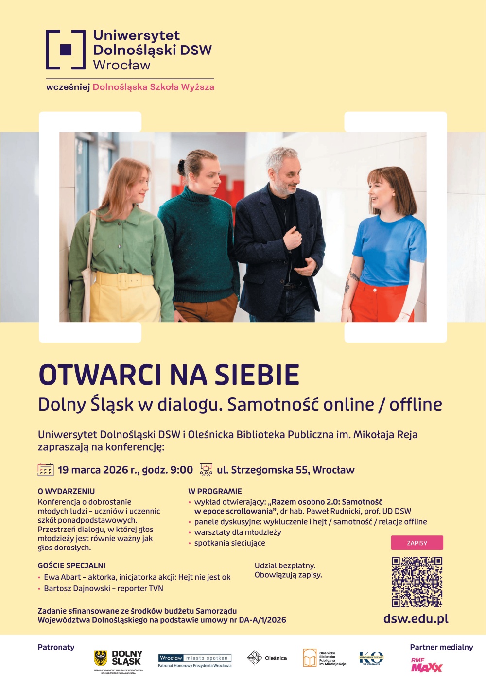 Plakat promujący konferencję DSW