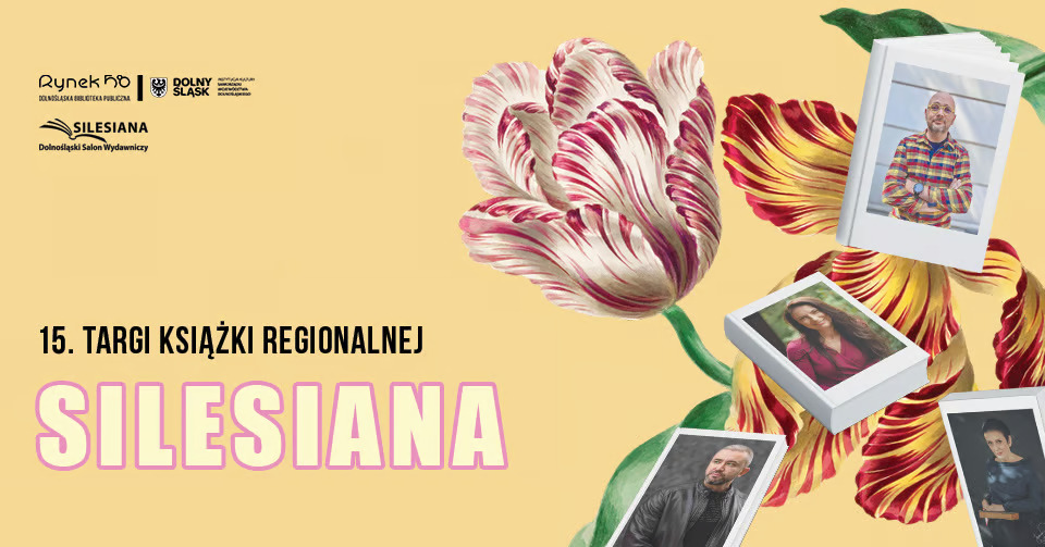 Plakat informujący o 15. Targach Książki Regionalnej we Wrocławiu w dniach 7-10 maja