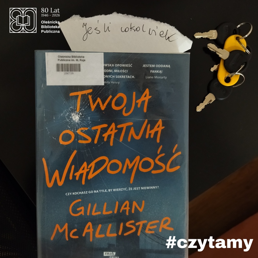 Okładka książki "Twoja ostatnia wiadomość"