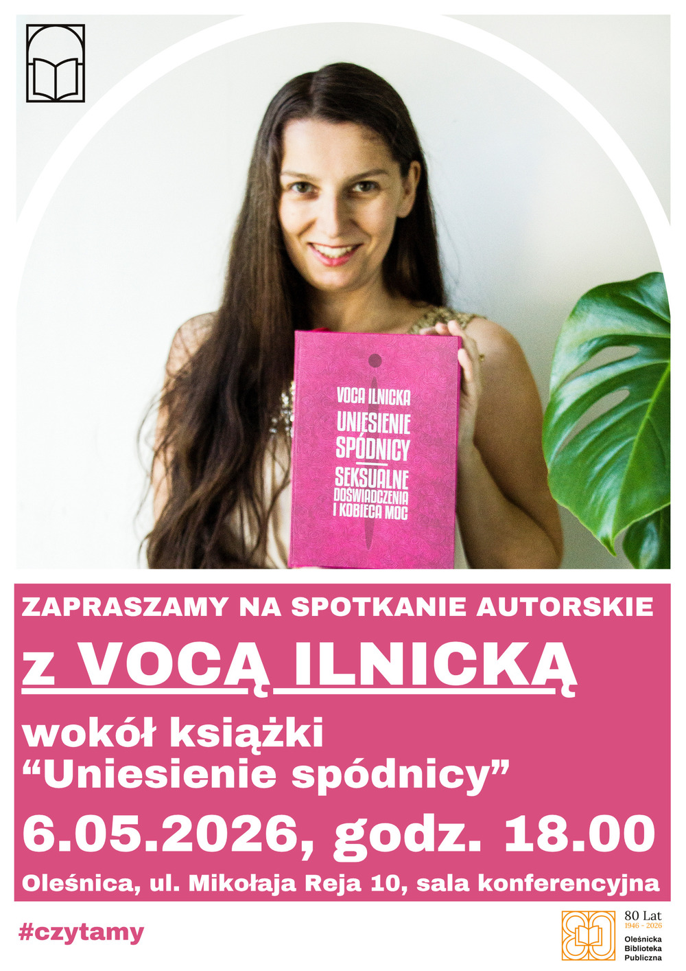 Plakat promujący spotkanie z Vocą Ilnicką
