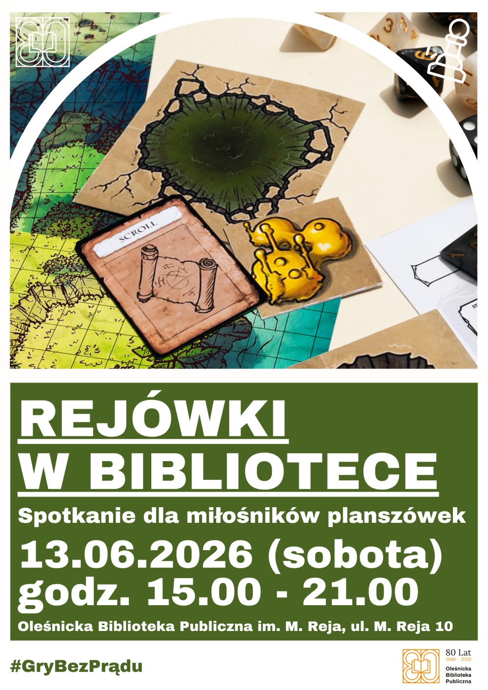 Plakat promujący Rejówki. Informacje z plakatu znajdują się w tekście artykułu.