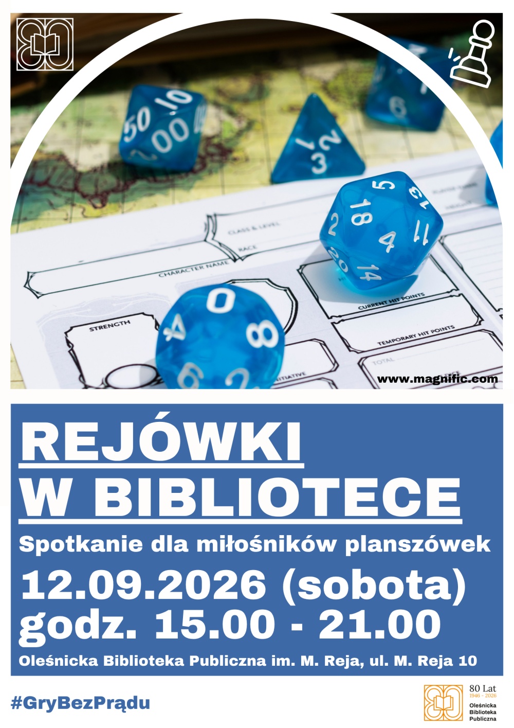 Plakat promujący spotkanie Rejówek. Informacje z plakatu znajdują się w tekście artykułu. Plakat promujący spotkanie Rejówek. Informacje z plakatu znajdują się w tekście artykułu.