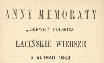 Przemijanie. Rzecz o poetkach. Odcinek 6