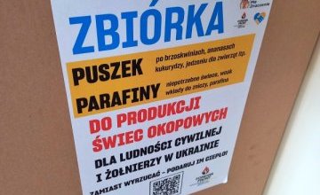 Zbiórka puszek i świec w oleśnickiej bibliotece!