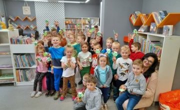 Pierwsza wizyta przedszkolaków w bibliotece!