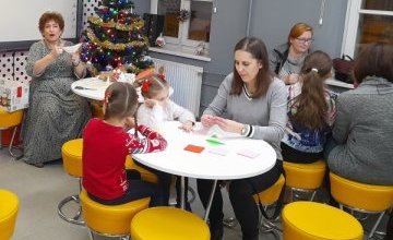 Udane świąteczne warsztaty plastyczne w Bibliotece "Pod Sową"!