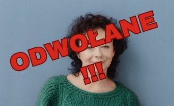 Spotkanie z Joanną Szczepkowską ODWOŁANE!