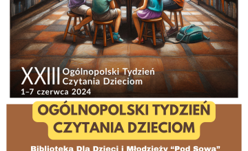 Ogólnopolski Tydzień Czytania Dzieciom w Bibliotece "Pod Sową"
