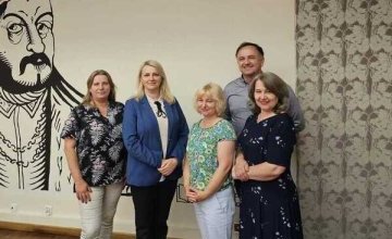Książki łączą! Wizyta vice-konsul z Konsulatu Generalnego Ukrainy we Wrocławiu