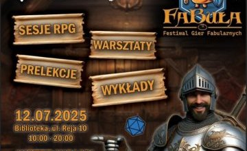 Festiwal FaBuła: Opowieści i przygody – literatura jako inspiracja do gier RPG