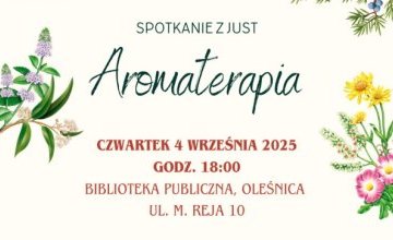 Spotkanie o aromaterapii w bibliotece!