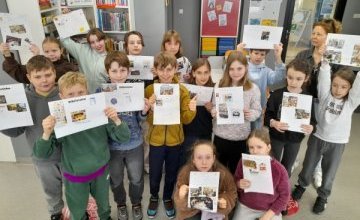 Lekcja biblioteczna dla uczniów Katolickiej Szkoły Podstawowej w Oleśnicy