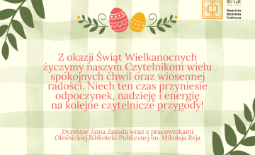 Wesołych Świąt Wielkanocnych!
