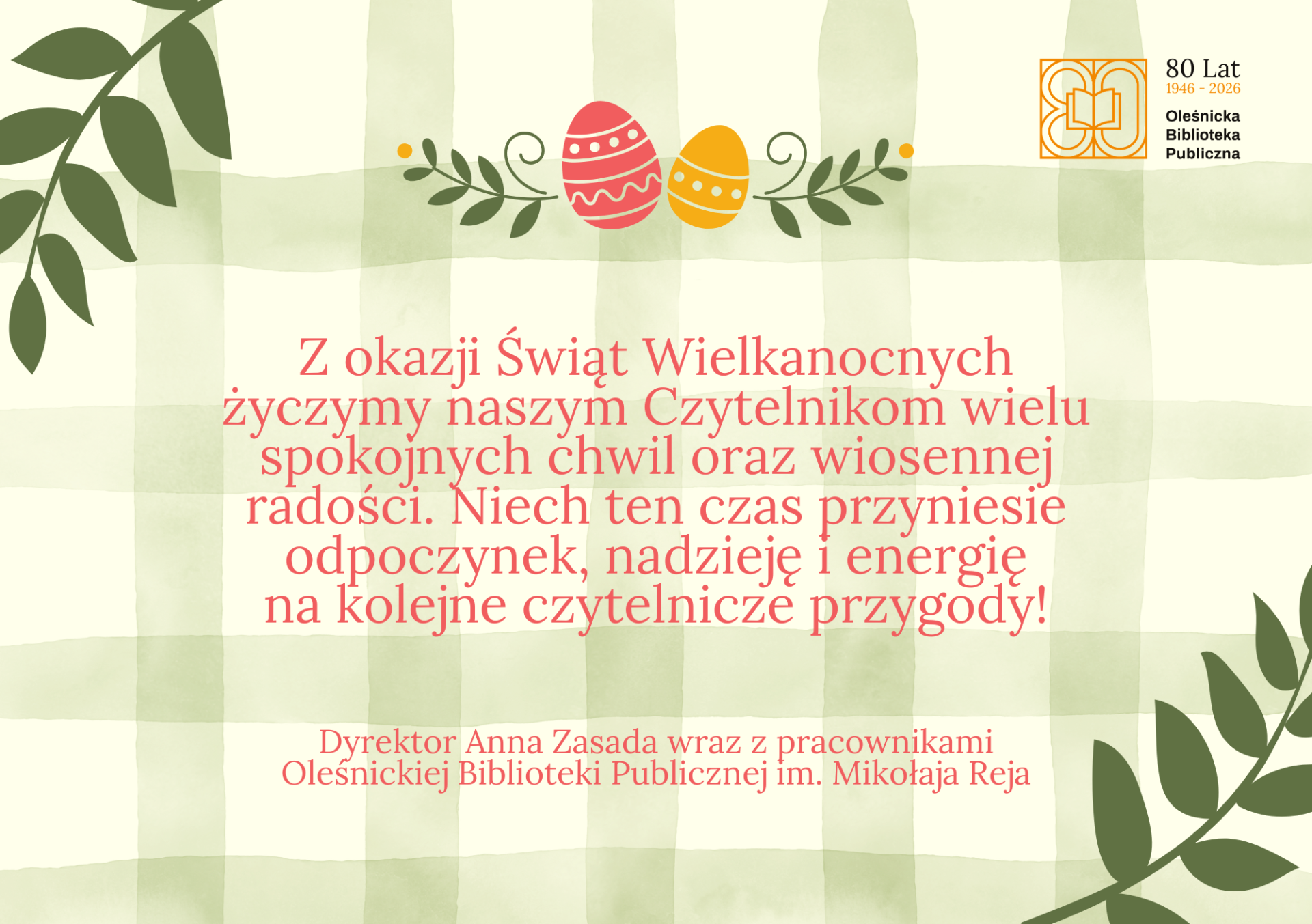 Życzenia Wielkanocne