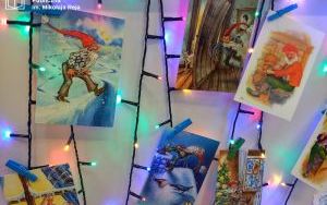 Kartki świąteczne nadesłane z Islandii do Oleśnicy w ramach projektu "Listy do Mikołaja Reja"