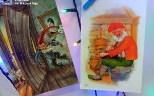 Kartki świąteczne nadesłane z Islandii do Oleśnicy w ramach projektu "Listy do Mikołaja Reja"