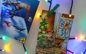 Kartki świąteczne nadesłane z Islandii do Oleśnicy w ramach projektu "Listy do Mikołaja Reja"