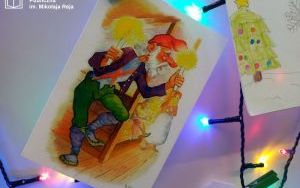 Kartki świąteczne nadesłane z Islandii do Oleśnicy w ramach projektu "Listy do Mikołaja Reja"