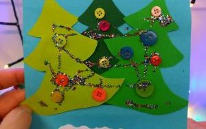 Kartki świąteczne nadesłane z Islandii do Oleśnicy w ramach projektu "Listy do Mikołaja Reja"