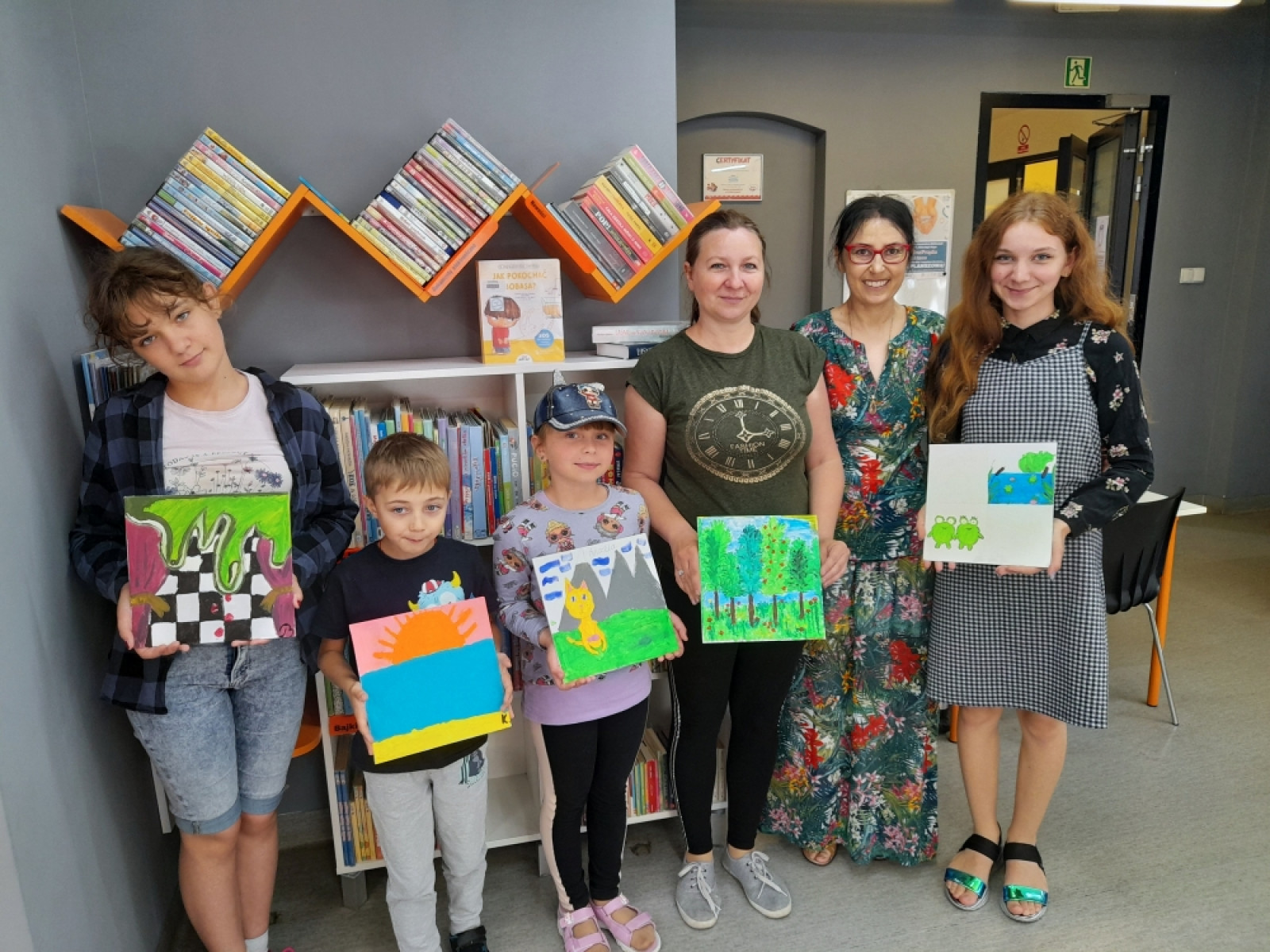 Fotorelacja z zajęć artystycznych dla dzieci z Ukrainy