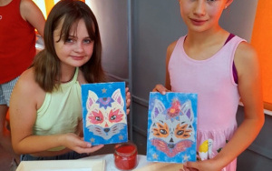 Fotorelacja z zajęć wakacyjnych w Bibliotece dla Dzieci i Młodzieży "Pod Sową"