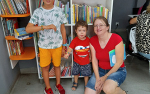 Fotorelacja z wakacyjnych zajęć z Ciocią Kicią w Bibliotece "Pod Sową"