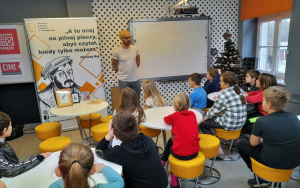 Fotorelacja z lekcji bibliotecznych w Bibliotece "Pod Sową"