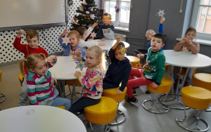 Fotorelacja z wizyty grupy "Zajączki" w Bibliotece "Pod Sową"